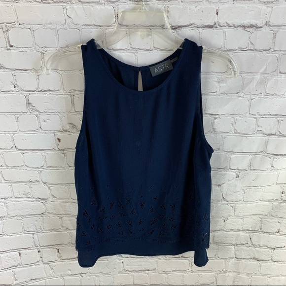 ASTR The Label Eyelet Tank Top - Picture 2 of 6